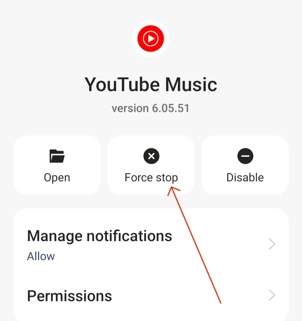 Android smartphone's settings