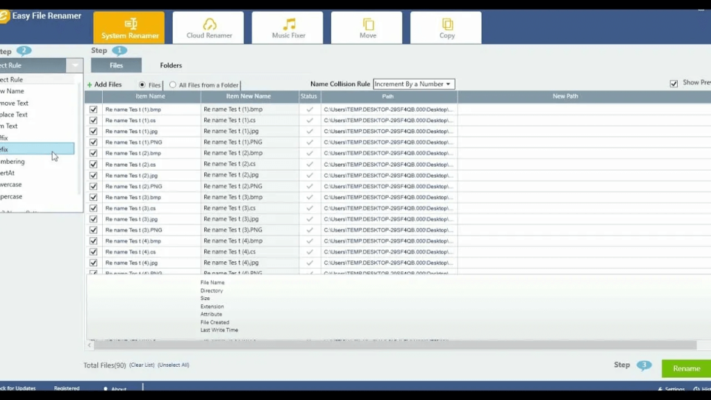 Easy File Renamer