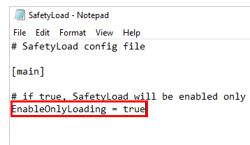 EnableOnlyLoading