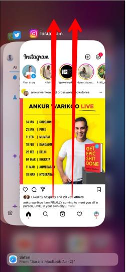 Force Close and Restart the Instagram App