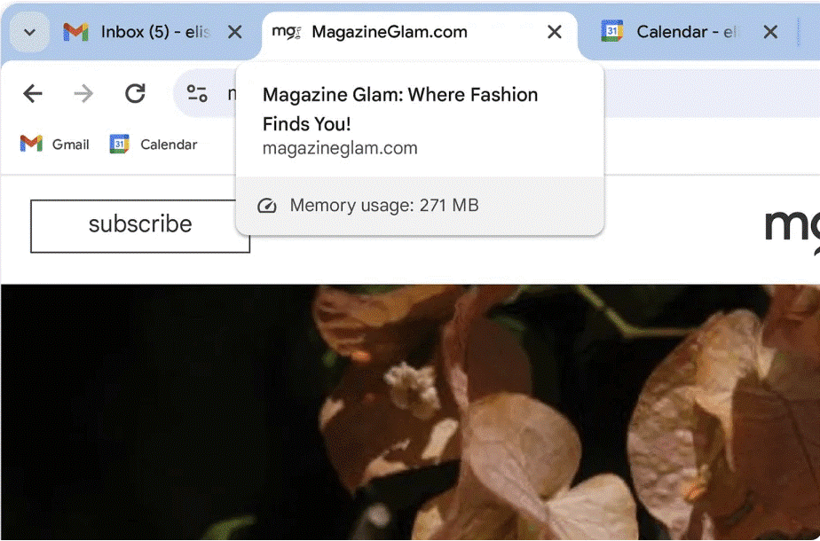 Memory usage