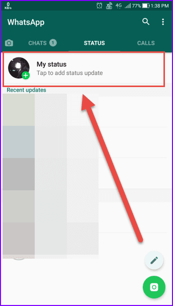 My status