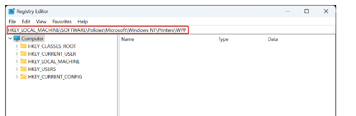 Registry Editor