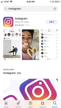 Reinstall the Instagram App