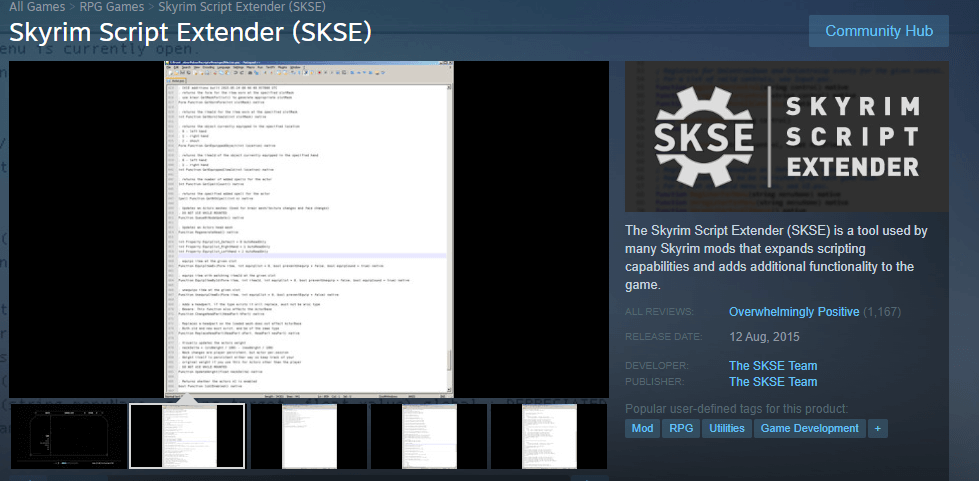 Skyrim Script Extender