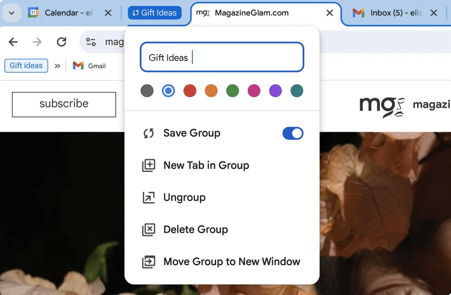 Tab Groups