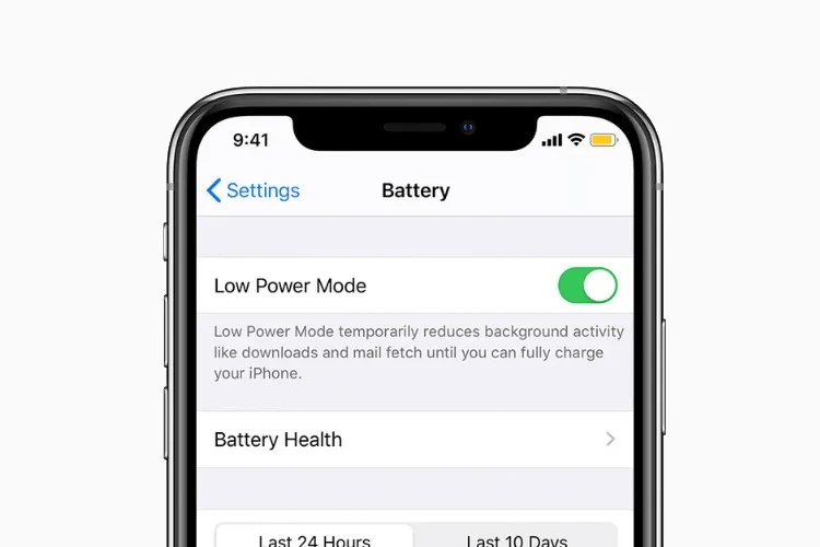 Toggle Off Battery Saver
