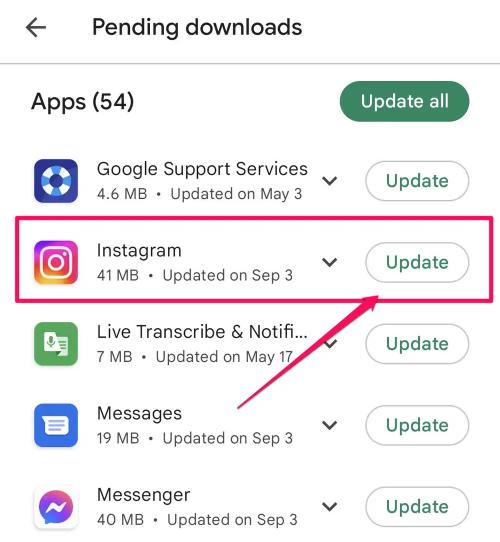 Update Your Version of Instagram App