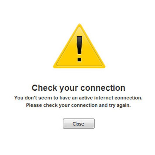 Verify Your Internet Connection