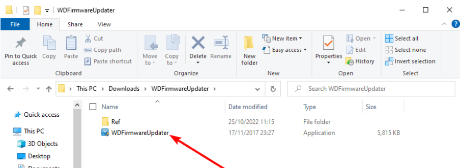 WDFirmwareUpdater
