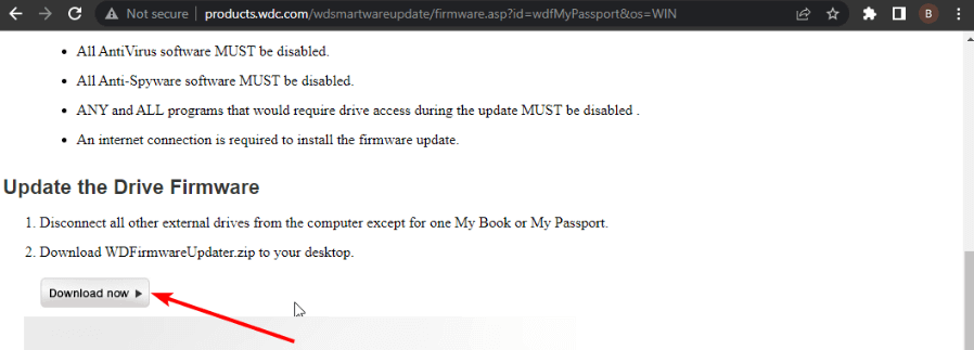 firmware update files