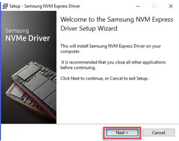 install the driver