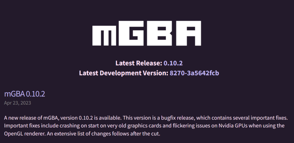 mGBA