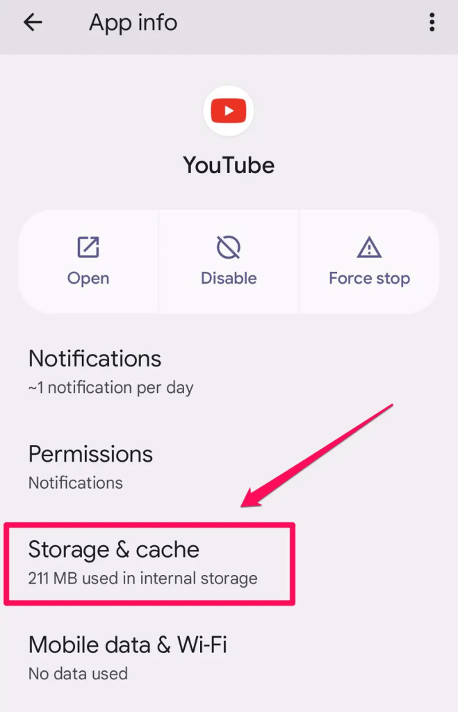 storage and cache