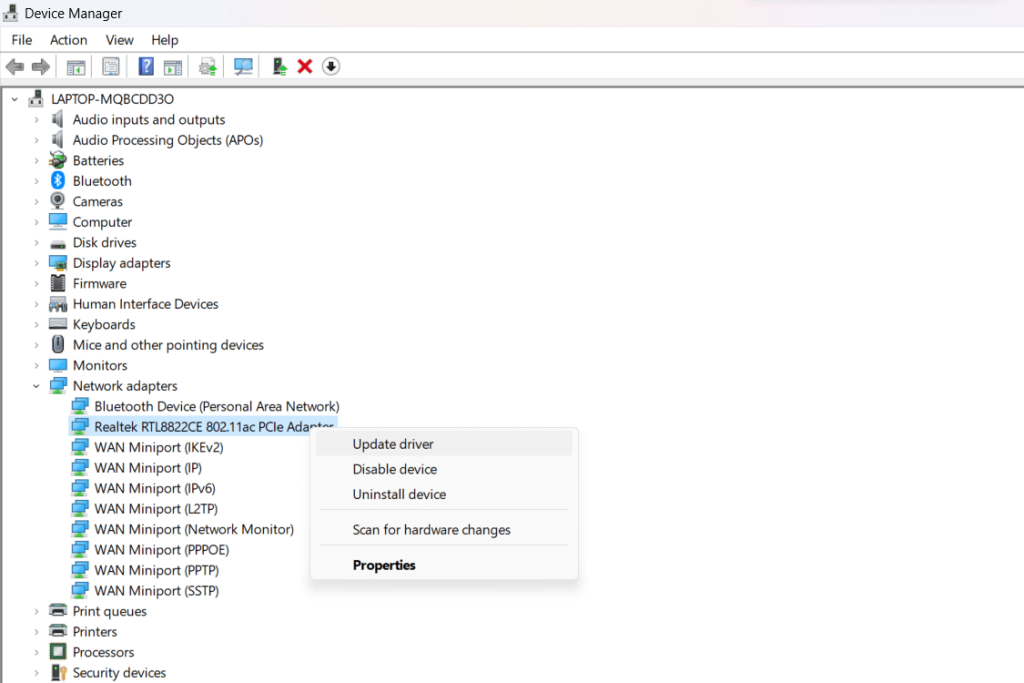 update driver