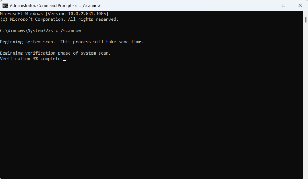 Command prompt