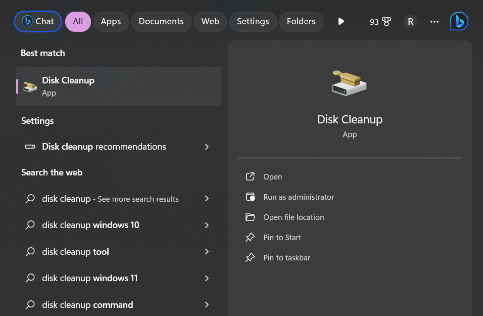 Disk Cleanup Utility