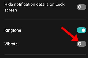 Hide notification