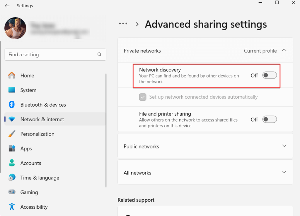 Network discovery