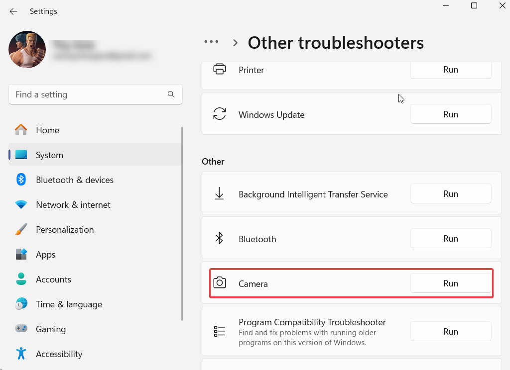 Other Troubleshoot