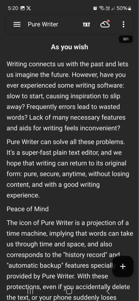 Pure Writer