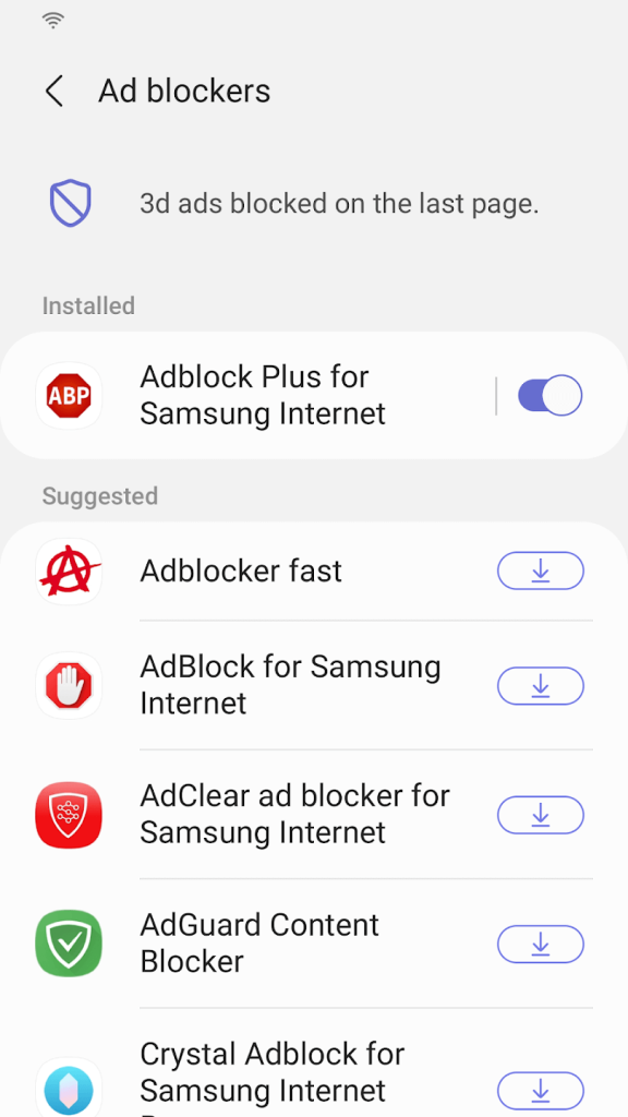 Samsung Internet Browser