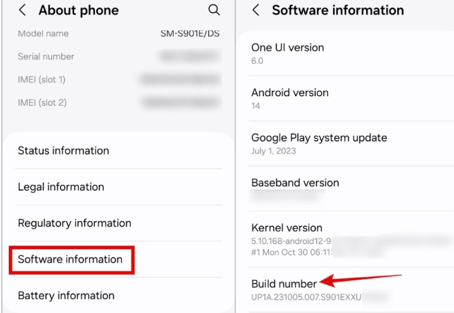 Software details