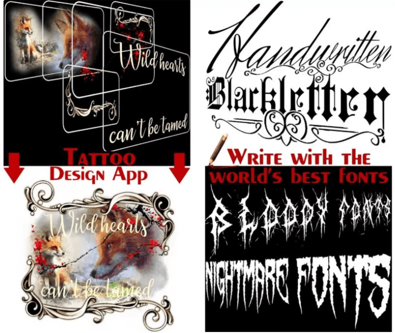 Tattoo Font Designer