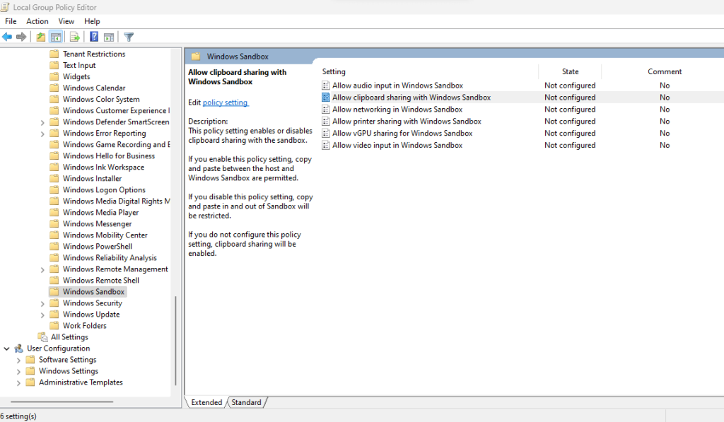 Windows Sandbox