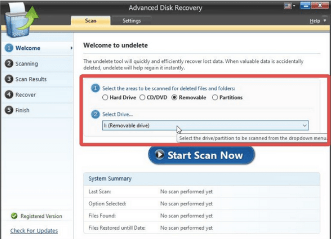 advanced disk recovery