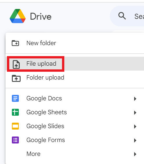 file upload