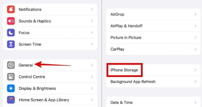 iPhone Storage