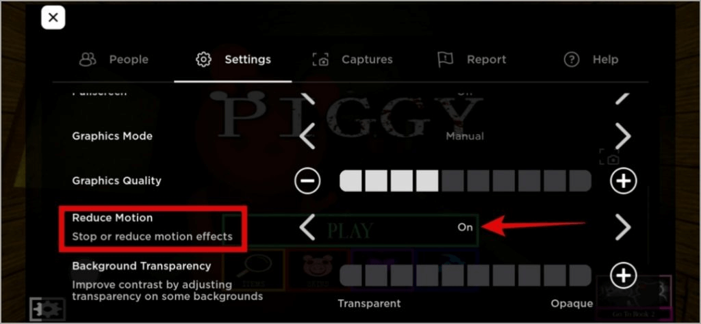 reduce motion