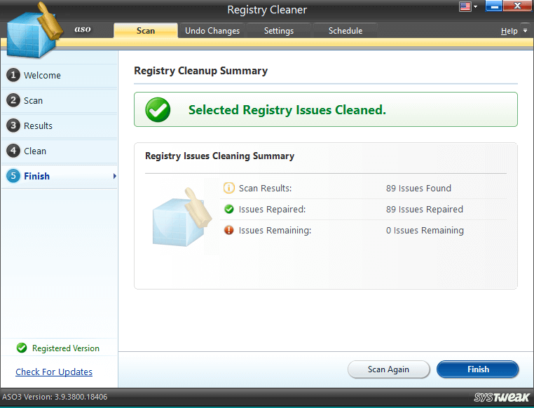 registry cleanup