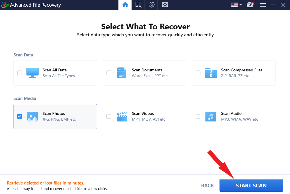 restore data