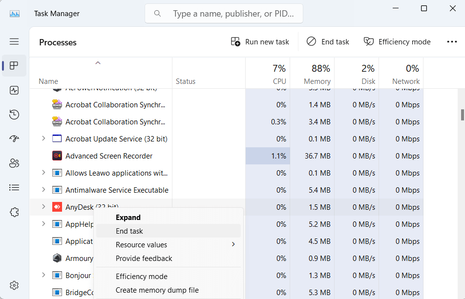 task manager
