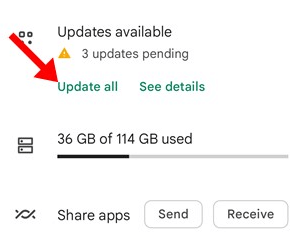 update all
