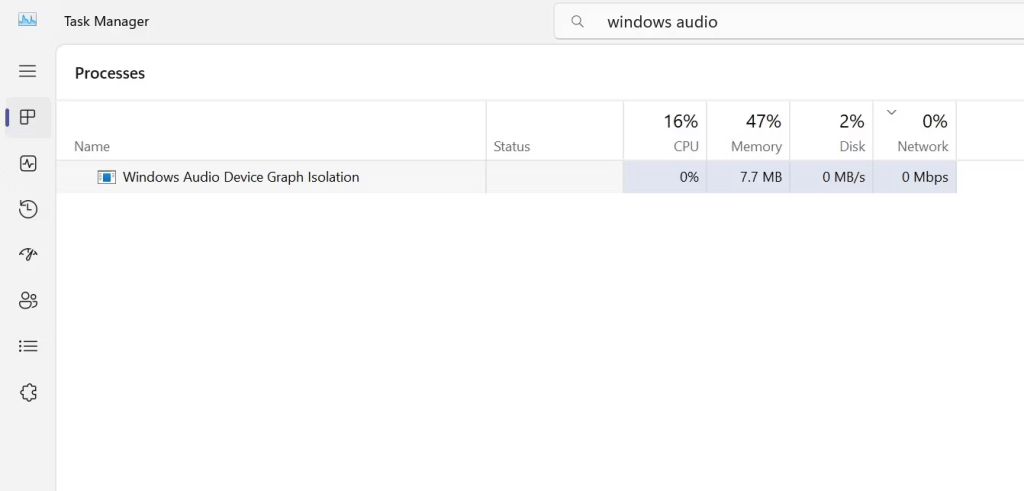 windows audio