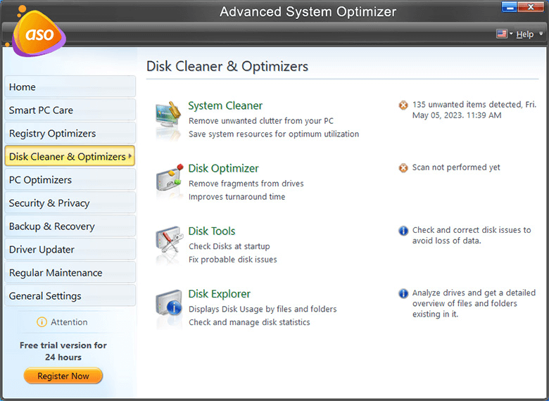 Advanced system optimizer