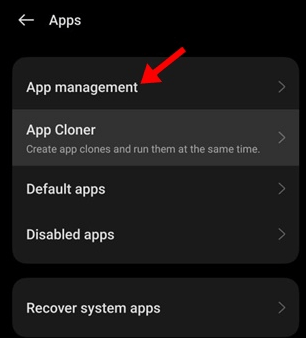 App management