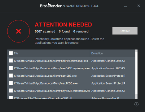 BitDefender Adware Removal Tool