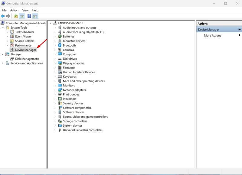 Device manager