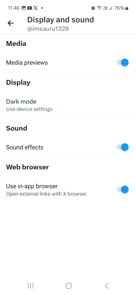 Display and sound