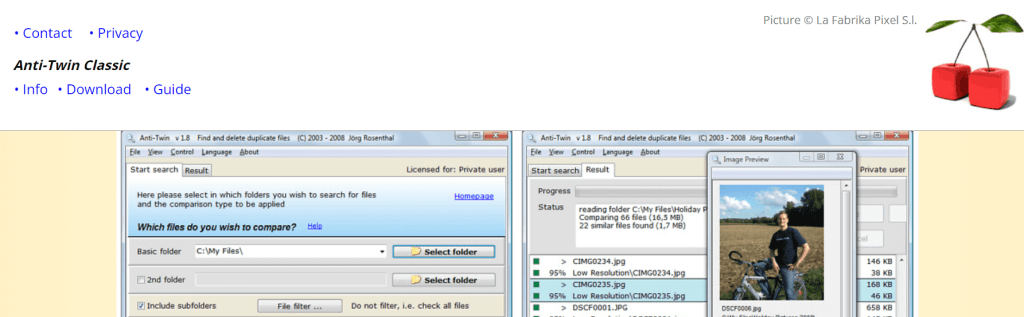 Duplicate photo finder