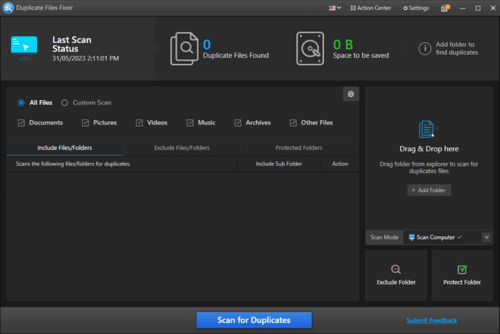 Find and Delete duplicate files