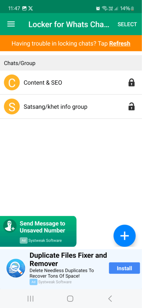 Locker for Whats Chat App