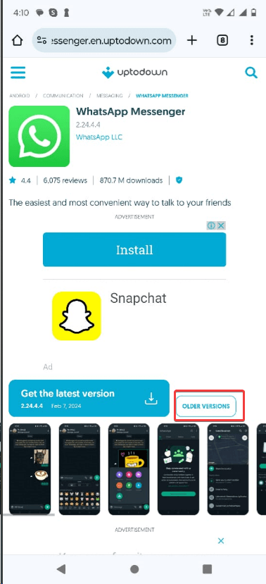 Older WhatsApp