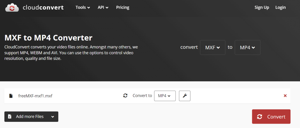 Online converter