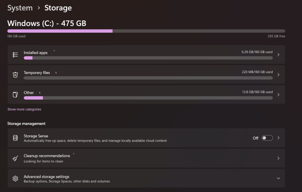 Storage