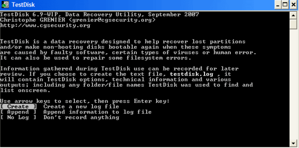 TestDisk
